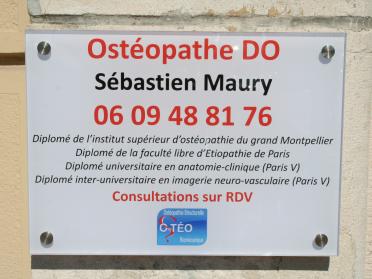 enseigne facade osteopathe